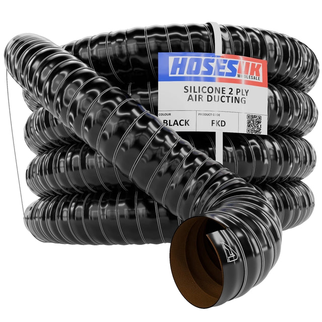 Silicone Air Ducting Black
