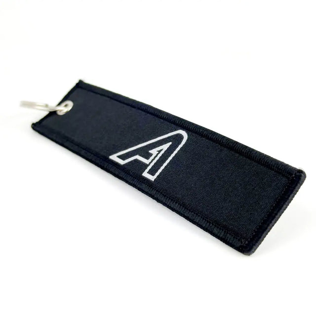 Auto Silicone Hoses Key Ring Jet Tag Black