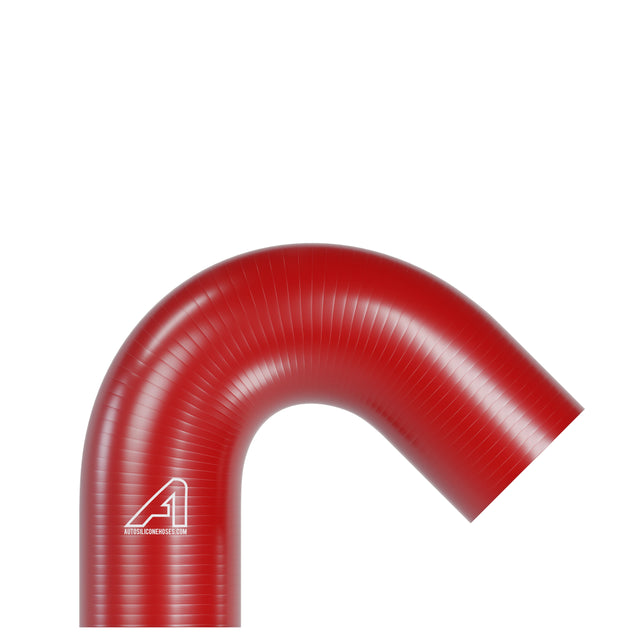 Silicone 135 Degree Hose Red