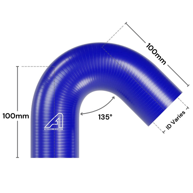 Silicone 135 Degree Hose