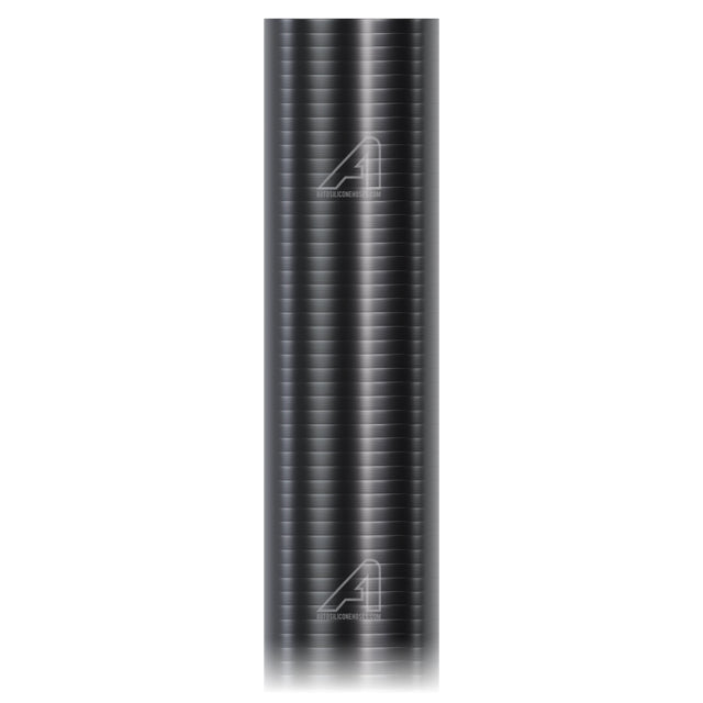 Silicone Straight Hose Black