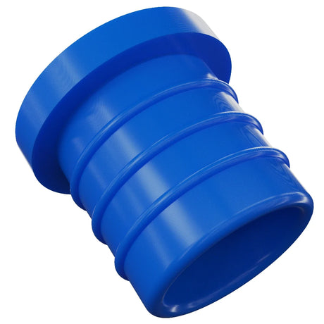 Plastic Blanking Hollow Hose Bung Blue