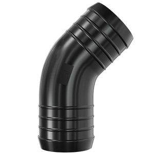 Kunststof 45 graden fitting