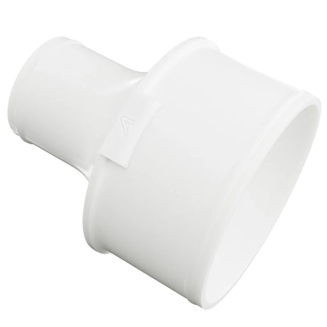 Plastic Straight Reducing Joiner For Polyurethane Ducting White