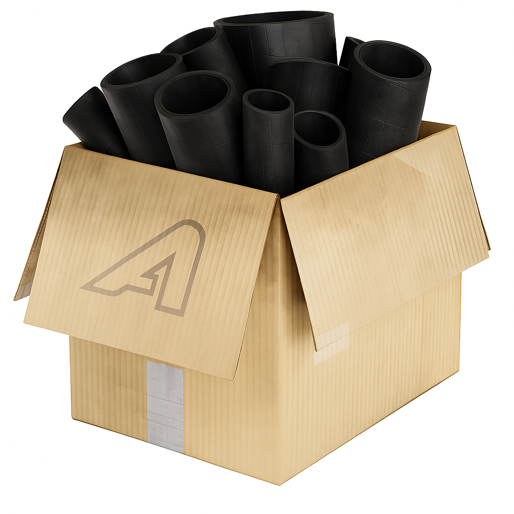 Rubber Radiator Hose Off Cut Mixed Box