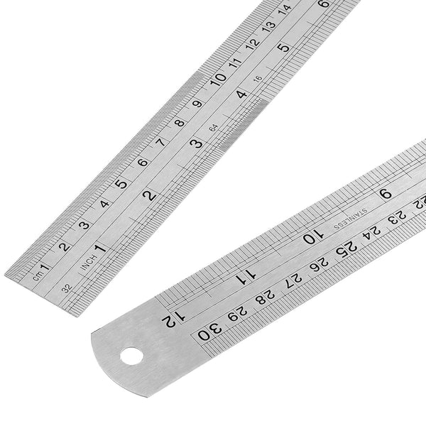 Stainless Steel Metal Ruler 30cm