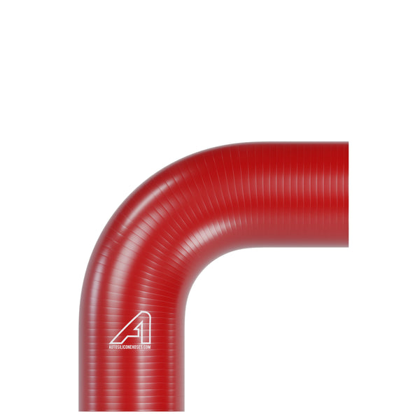 Silicone 90 Degree Hose Red