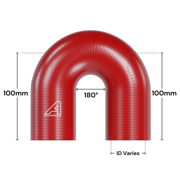 Silicone 180 Degree Hose